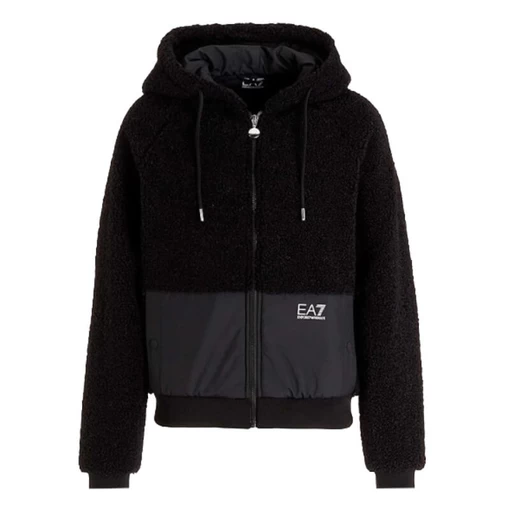 Куртка женская EA7 Emporio Armani SWEATSHIRT черного цвета