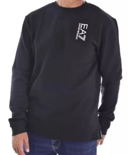 Чоловіча толстовка EA7 Emporio Armani чорного кольору (6LPM59 PJHDZ 1200)