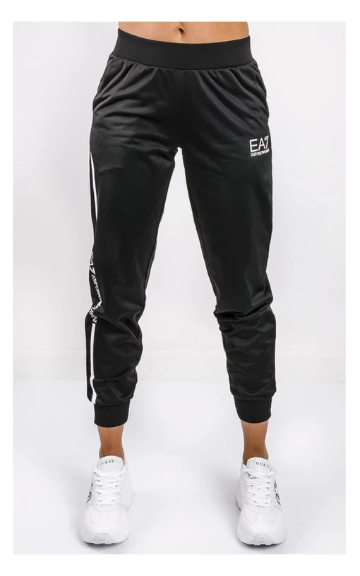 Спортивний костюм жіночий EA7 Emporio Armani Tuta Full Zip чорного кольору