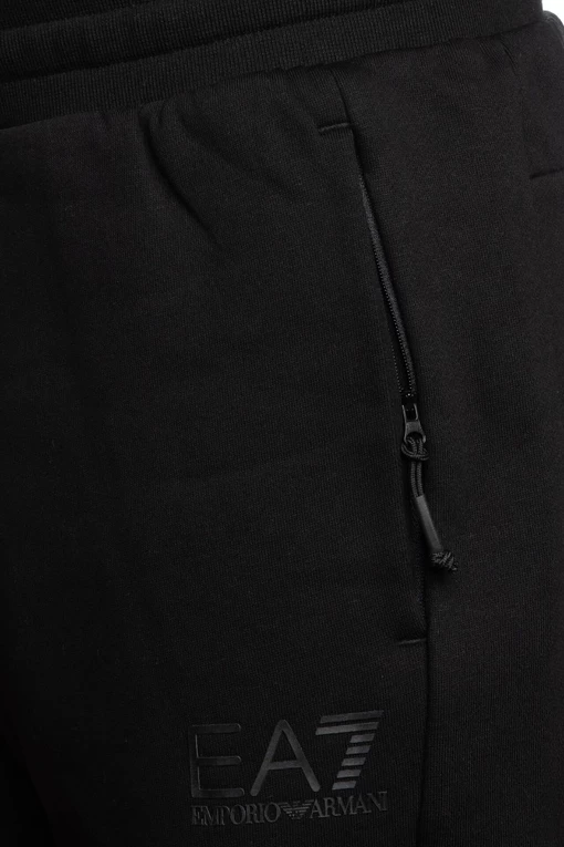 Спортивний костюм чоловічий EA7 Color Block Silver Brand слоновий із чорним кольором