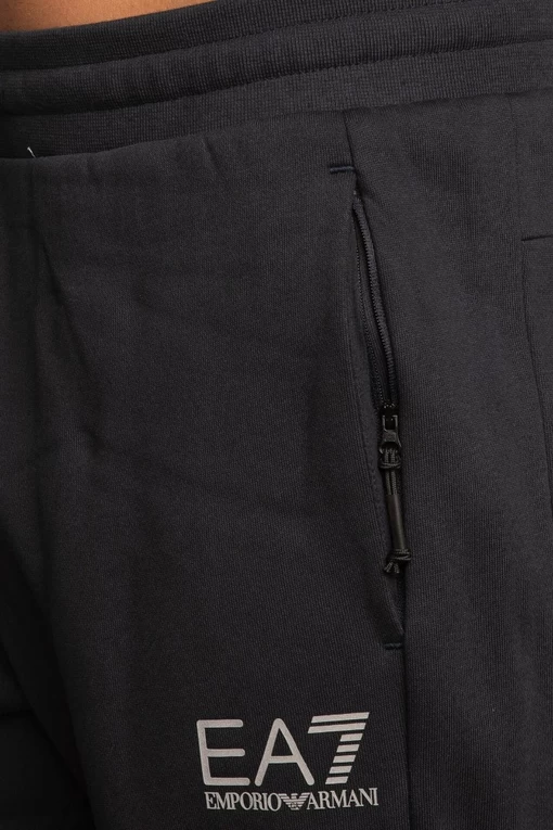 Спортивний костюм чоловічий EA7 Color Block Silver Brand бензинового кольору