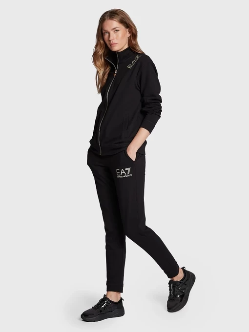 Спортивний костюм жіночий EA7 Emporio Armani чорного кольору 6LTV54 TJFTZ 1200