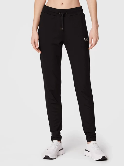 Спортивний костюм жіночий EA7 Emporio Armani малиново-чорного кольору