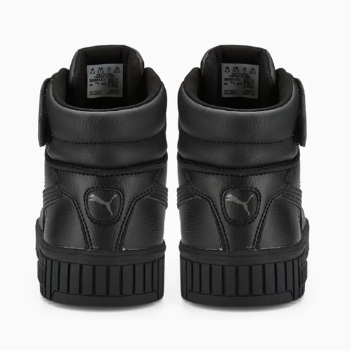 Кроссовки женские Puma Carina 2.0 Mid черного цвета