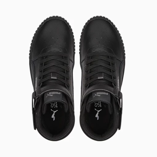 Кроссовки женские Puma Carina 2.0 Mid черного цвета