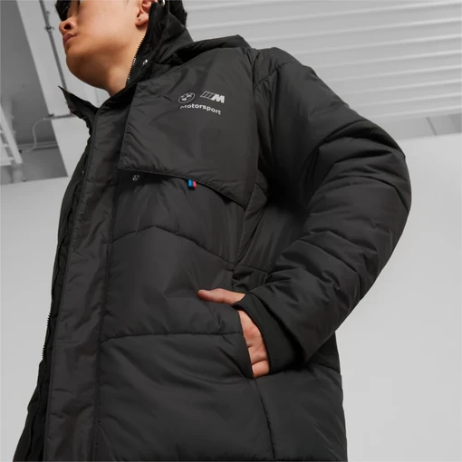Куртка чоловіча Puma BMW MMS Life Winter Jacket чорного кольору