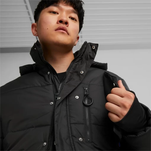 Куртка чоловіча Puma BMW MMS Life Winter Jacket чорного кольору