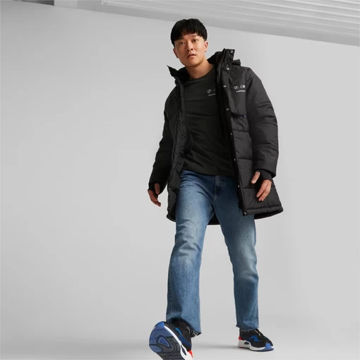 Куртка чоловіча Puma BMW MMS Life Winter Jacket чорного кольору