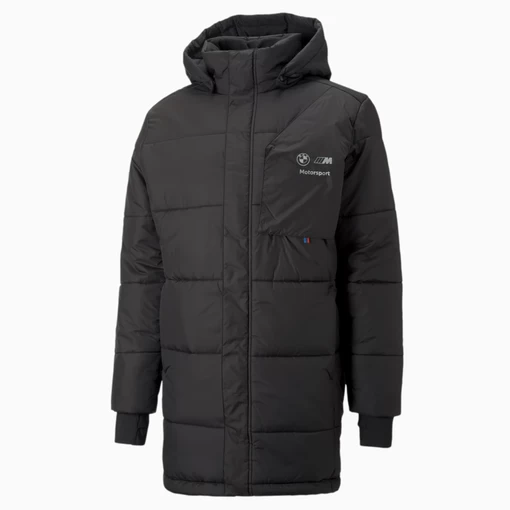 Куртка чоловіча Puma BMW MMS Life Winter Jacket чорного кольору