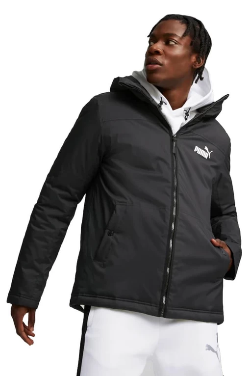 Куртка чоловіча Puma Colourblock Padded Jacket чорного кольору