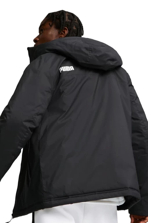 Куртка чоловіча Puma Colourblock Padded Jacket чорного кольору