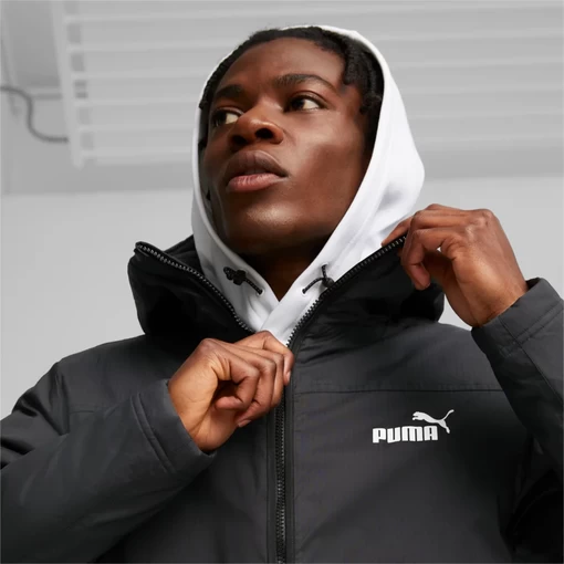 Куртка чоловіча Puma Colourblock Padded Jacket чорного кольору