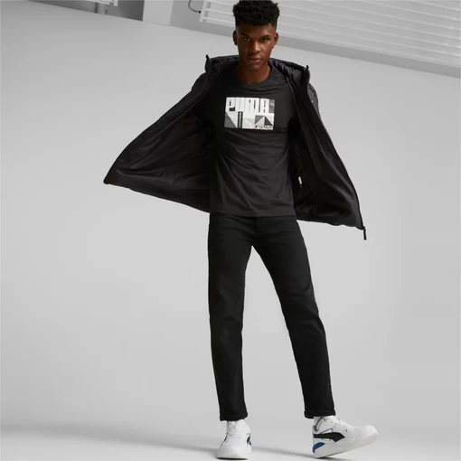 Пуховик мужской Puma Down Puffer черного цвета