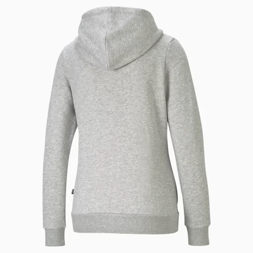 Толстовка жіноча Puma ESS Full-Zip Hoodie світло-сірого кольору