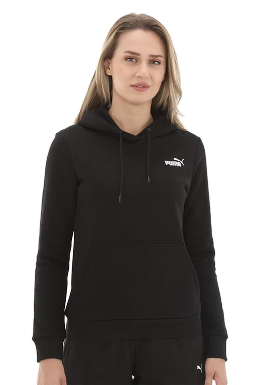 Худі жіноче Puma ESS+ Embroidery Hoodie чорного кольору