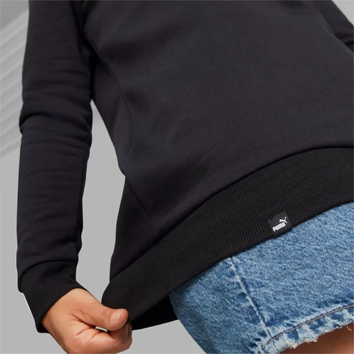 Худи женское Puma Power Elongated Hoodie черного цвета