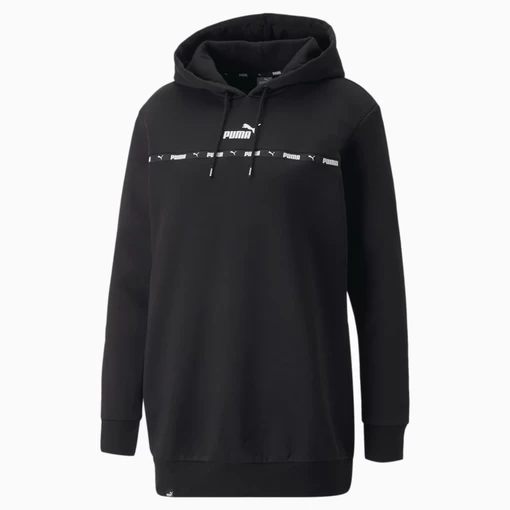Худи женское Puma Power Elongated Hoodie черного цвета