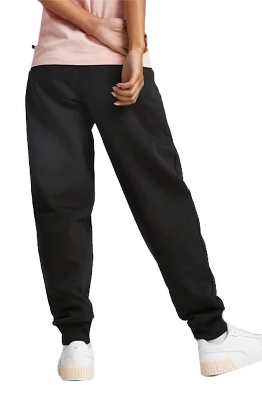 Спортивні штани жіночі Puma ESS+ Embroidery Pants чорного кольору