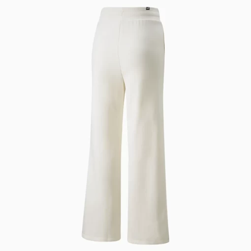 Спортивні штани жіночі Puma ESS+ Embroidery Wide Pants білого кольору