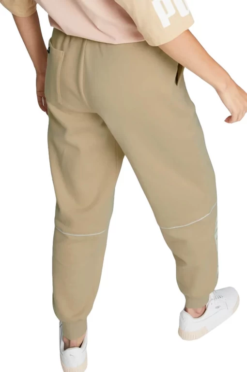 Спортивные штаны женские Puma Power Colorblock Pants сандалового цвета