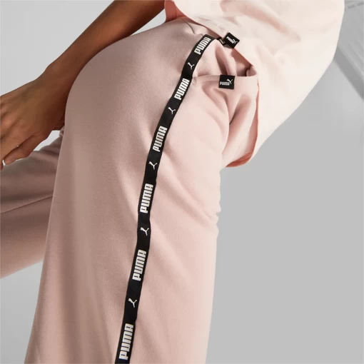 Спортивные штаны женские Puma  Power Tape Pants светло-розового цвета