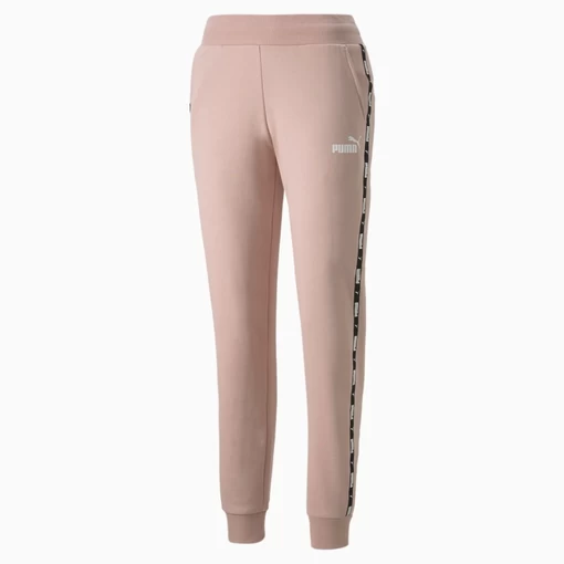 Спортивные штаны женские Puma  Power Tape Pants светло-розового цвета