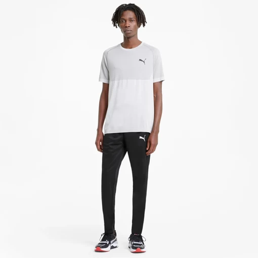 Спортивные штаны мужские Puma ACTIVE Tricot Pants черного цвета