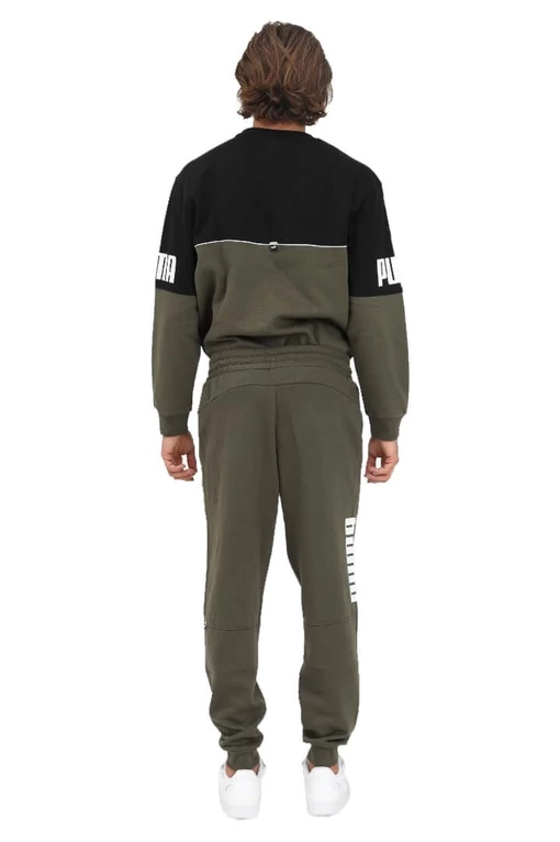 Спортивні штани чоловічі Puma Power Sweatpants зеленого кольору