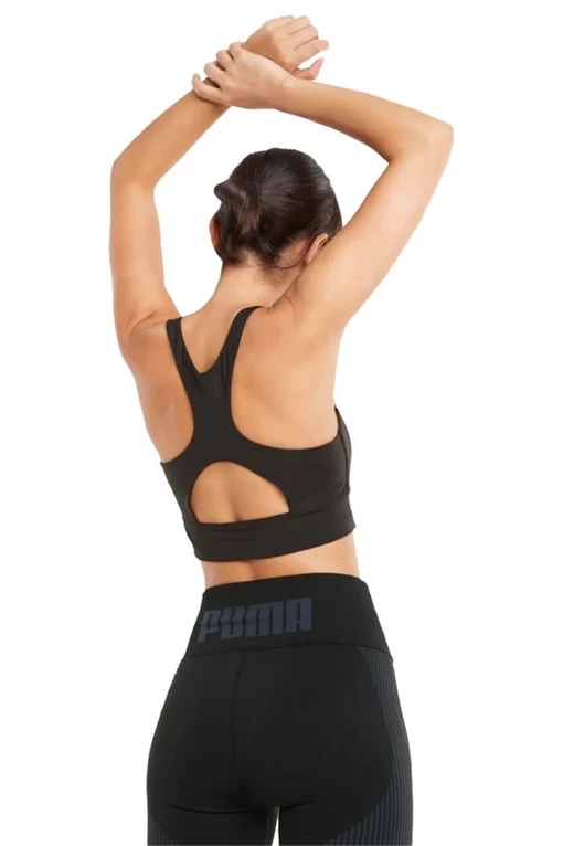 Топ женский Puma All-In Long Line Bra черного цвета