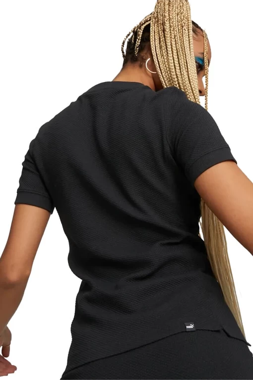 Футболка женская Puma HER Slim Tee черного цвета
