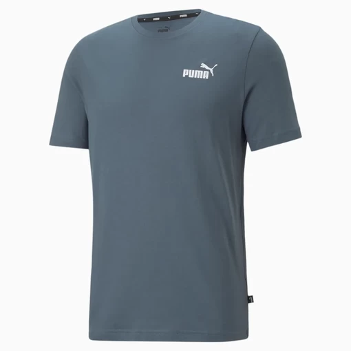 Футболка чоловіча Puma ESS Small Logo Tee темно-сірого кольору