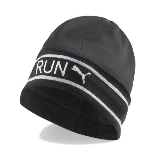 Шапка мужская-женская Puma Classic Running Cuff Beanie черного цвета