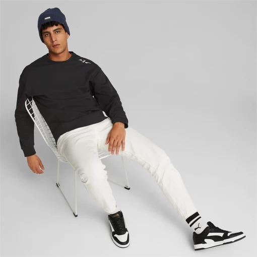 Шапка мужская/женская Puma Ribbed Classic Cuff Beanie темно-синего цвета