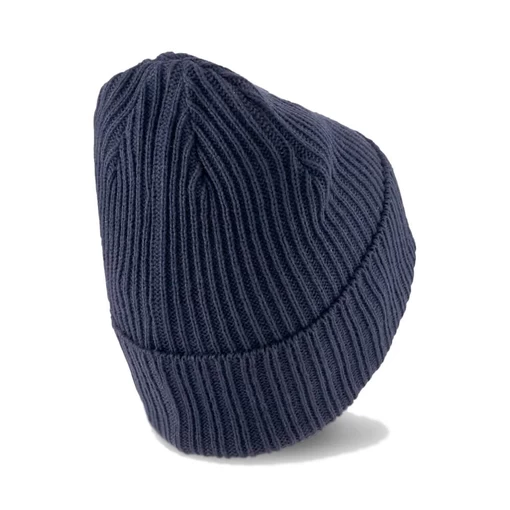 Шапка мужская/женская Puma Ribbed Classic Cuff Beanie темно-синего цвета