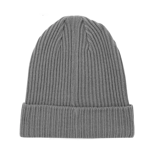 Шапка чоловіча-жіноча Puma Ribbed Classic Cuff Beanie сірого кольору