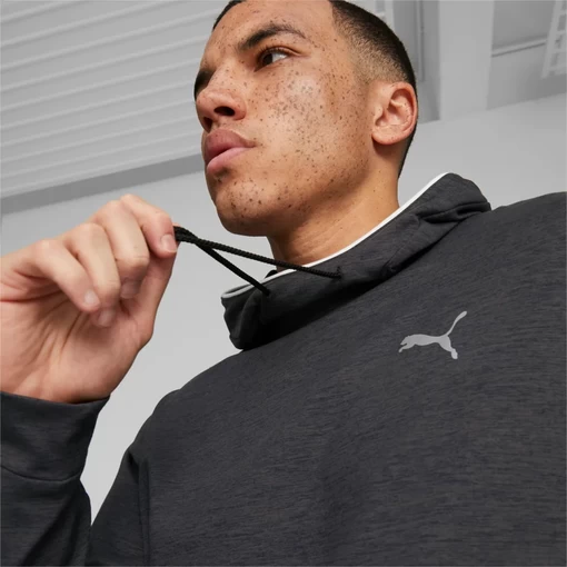 Худі чоловіче Puma TRAIN CLOUDSPUN HOODIE чорного кольору (52232301)