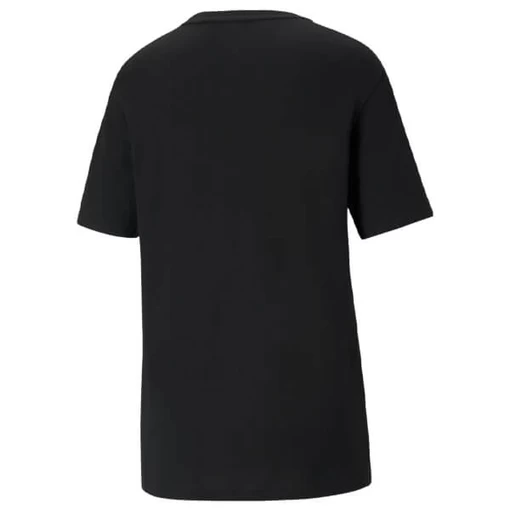 Футболка женская Puma ESS Logo Boyfriend Tee черного цвета