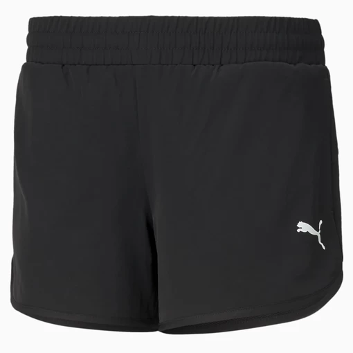 Спортивные шорты женские Puma Active Woven Shorts черного цвета