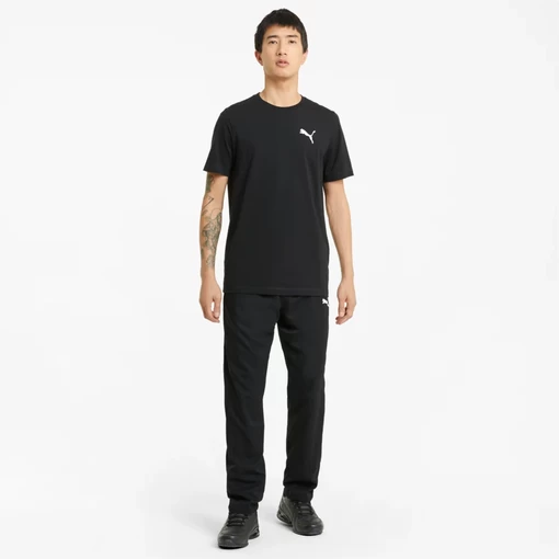 Спортивные штаны мужские Puma ACTIVE Woven Pants черного цвета
