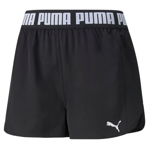 Спортивные шорты женские Train PUMA STRONG WVN3'Short черного цвета