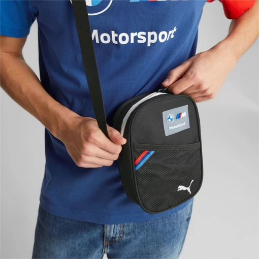 Сумка чоловіча Puma BMW MMS Portable чорного кольору