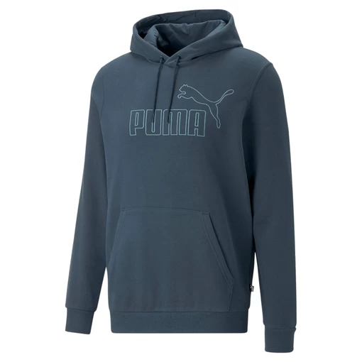 Худі чоловіче Puma ESS ELEVATED Hoodie сіро-синього кольору