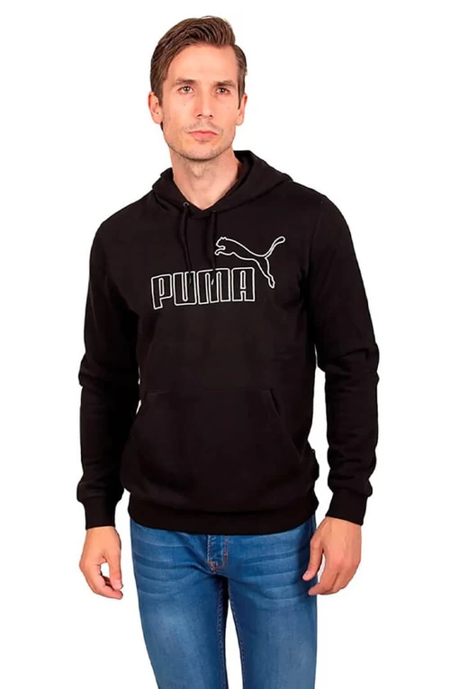 Худи мужское Puma ESS ELEVATED Hoodie черного цвета