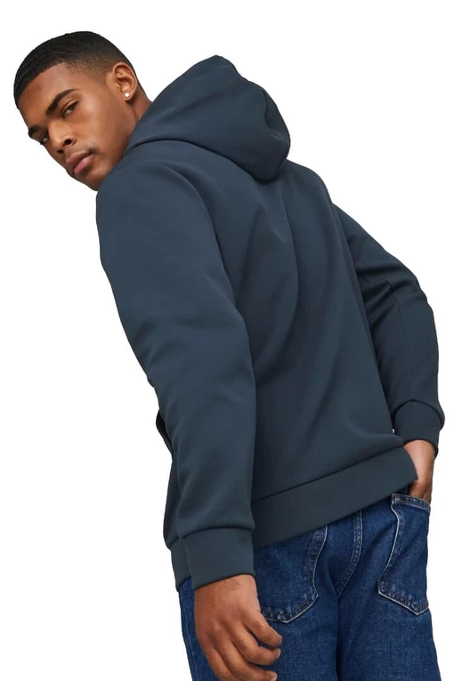 Толстовка мужская Puma RAD-CAL Half-Zip Hoodie синего цвета