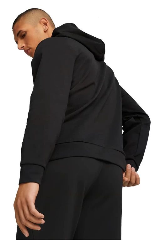 Толстовка мужская Puma RAD-CAL Half-Zip Hoodie черного цвета