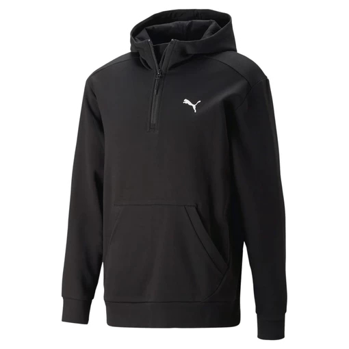 Толстовка мужская Puma RAD-CAL Half-Zip Hoodie черного цвета