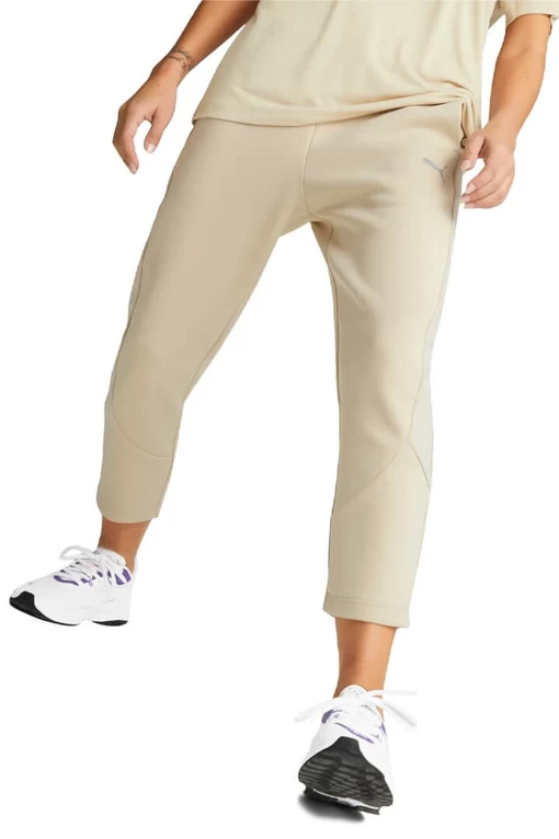 Спортивні штани жіночі Puma Evostripe High-Waist Pants бежевого кольору (67311888)