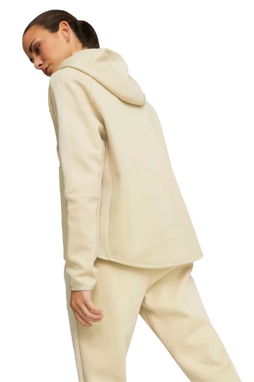 Худи женское Puma EVOSTRIPE Hoodie бежевого цвета