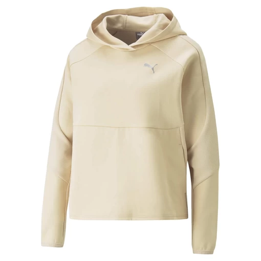 Худи женское Puma EVOSTRIPE Hoodie бежевого цвета