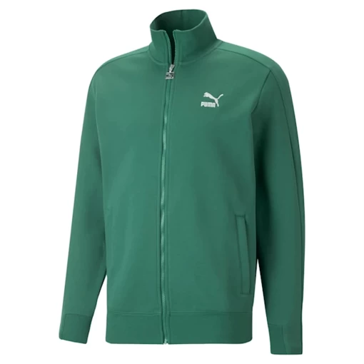 Толстовка чоловіча Puma T7 Track Jacket зеленого кольору